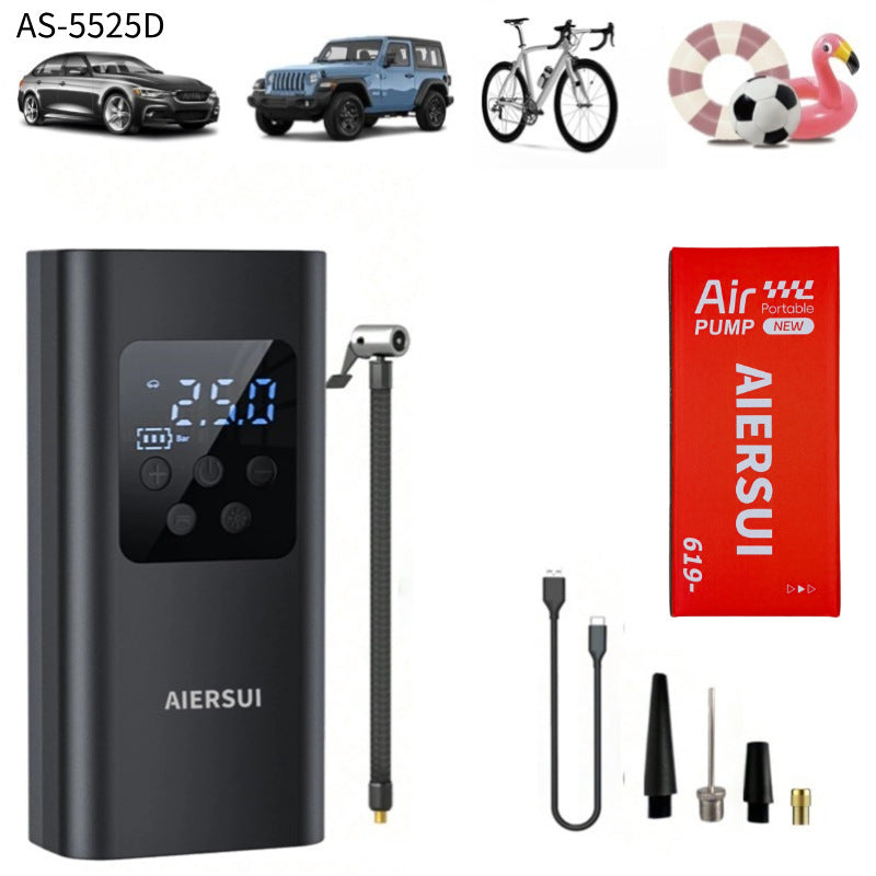 多機能ポータブル電動エアコンプレッサー